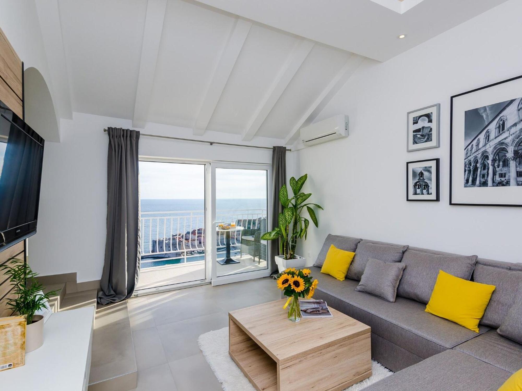 Ploce Apartments-One-Bedroom Apartment With Terrace And Sea View Dubrovnik Exteriör bild