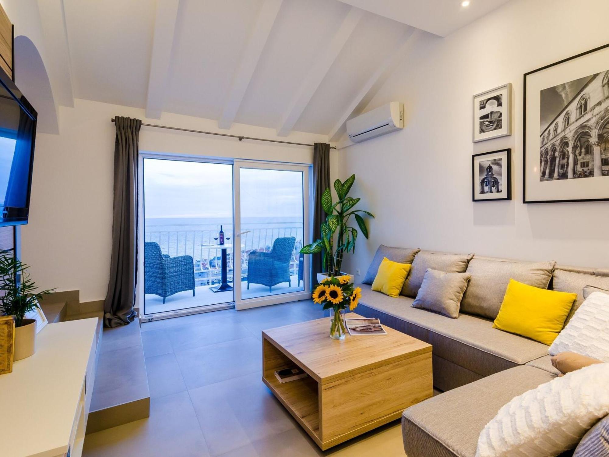 Ploce Apartments-One-Bedroom Apartment With Terrace And Sea View Dubrovnik Exteriör bild